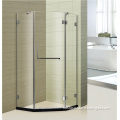 Custom tempered frameless glass shower door